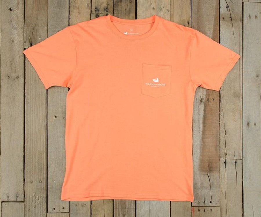 Men'S Southern Marsh Original Ss Tees | Sailfish Tee Melon