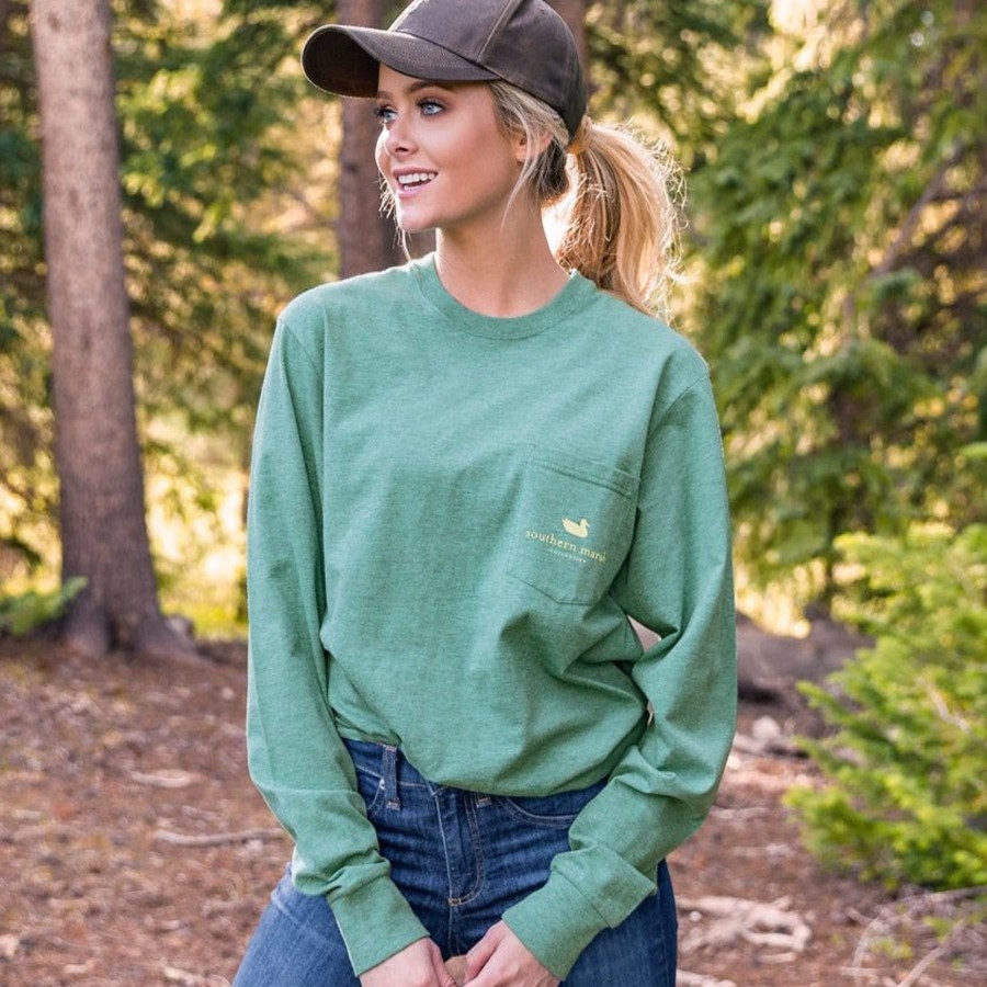 Women'S Southern Marsh Original Long Sleeve Tees | Origins Rack Tee | Long Sleeve