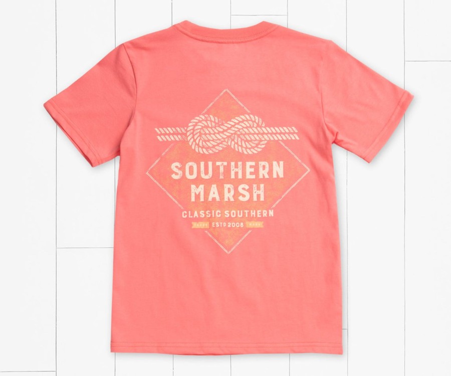 Youth Southern Marsh Original Tees | Youth Branding Collection Tee | Nautical Knot