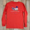 Men'S Southern Marsh Original Ls Tees | Authentic Heritage Tee | Mississippi State Flag | Long Sleeve