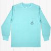 Youth Southern Marsh Performance Long Sleeve Tees | Youth Fieldtec Heathered Performance Tee | Flags | Long Sleeve Antigua Blue