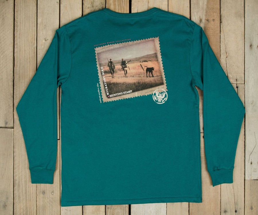 Men'S Southern Marsh Original Ls Tees | Chocolate Lab Tee - Long Sleeve