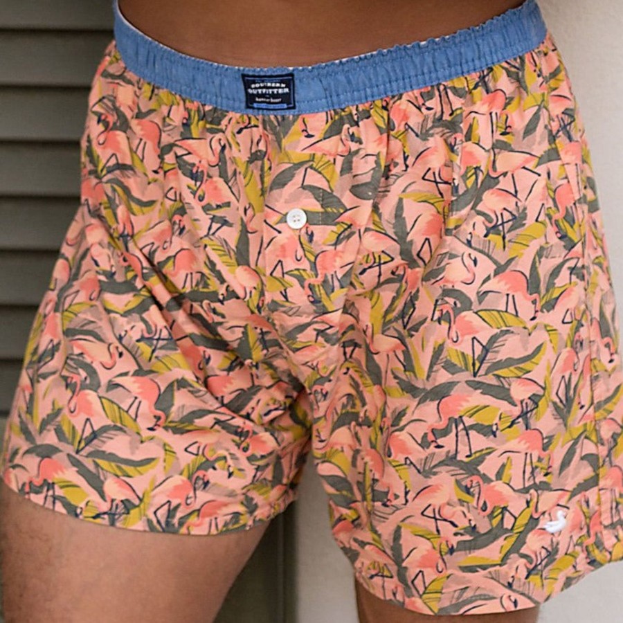 Men'S Southern Marsh Sleepwear | Men'S Boxers | Hanover Flamingo