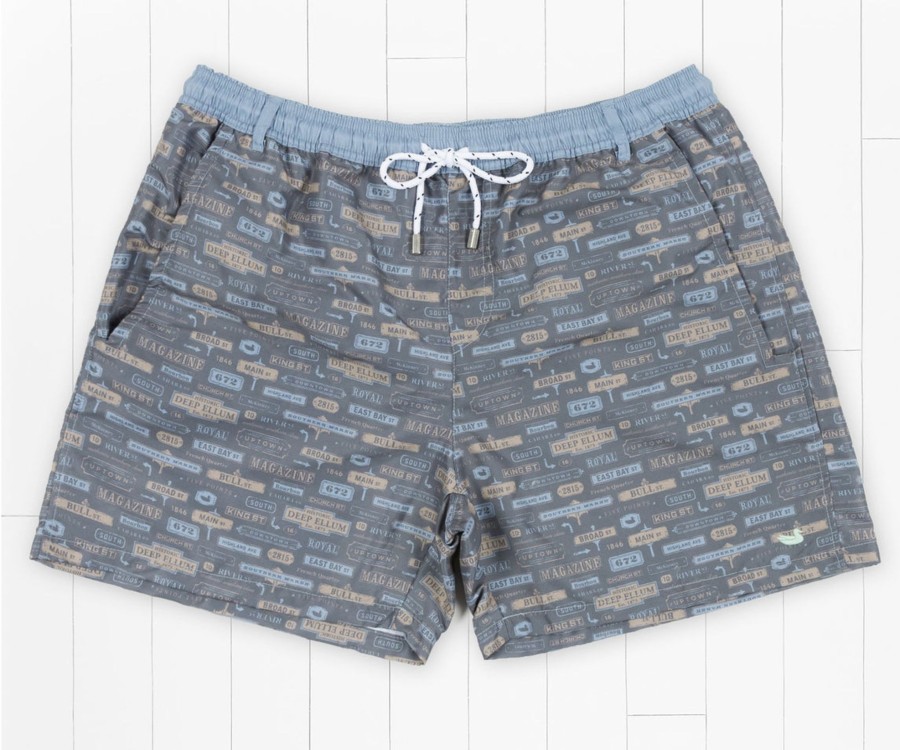 Men'S Southern Marsh Swim Trunks | Dockside Swim Trunk | Avenues