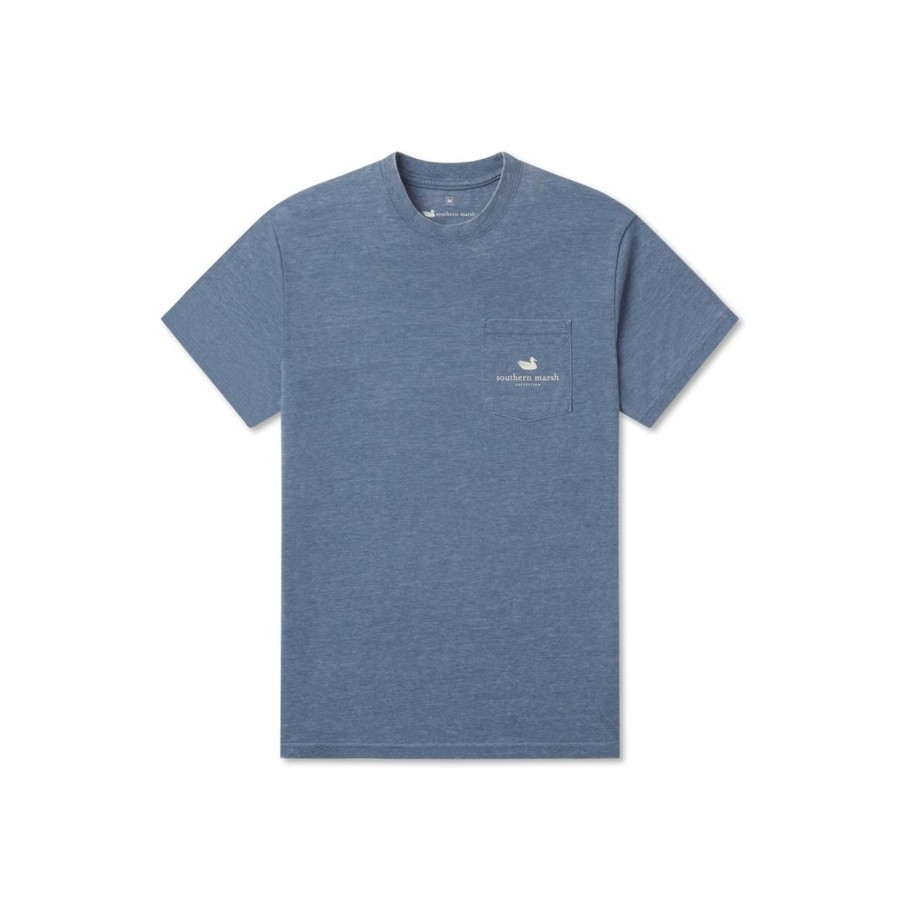 Women'S Southern Marsh Seawash Tees | Seawash Tee | Slope Sunrise Slate