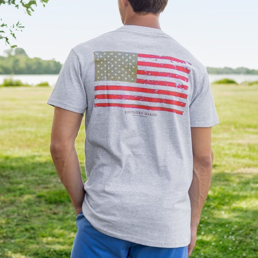 Women'S Southern Marsh Original Tees | Vintage Flag Tee