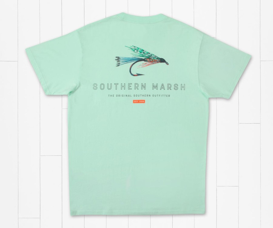 Men'S Southern Marsh Original Ss Tees | Fly Out Lines Tee