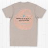 Men'S Southern Marsh Original Ss Tees | Origins Crosscut Tee Washed Burnt Taupe