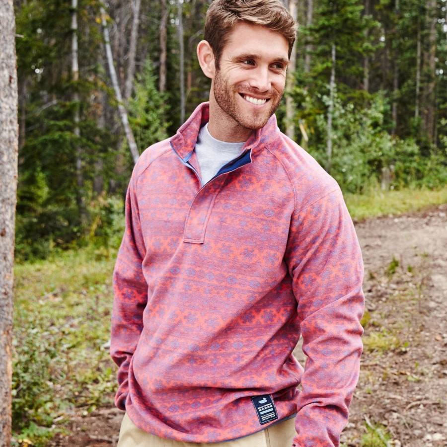 Men'S Southern Marsh Pullovers And Sweaters | Monmouth Flurry Fleece Pullover