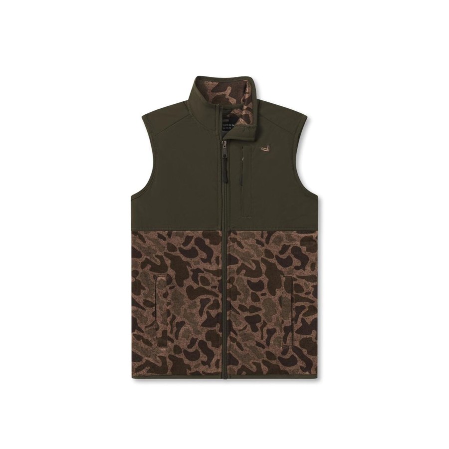 Youth Southern Marsh Jackets And Vests | Youth Billings Fieldtec Vest | Camo Brown Camo