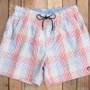 Men'S Southern Marsh Swim Trunks | Dockside Swim Trunk | Seersucker Gingham