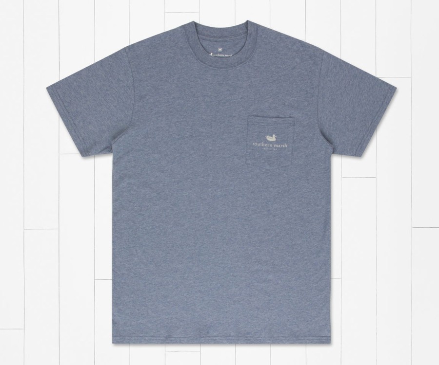 Men'S Southern Marsh Original Ss Tees | Teal Takeoff Tee