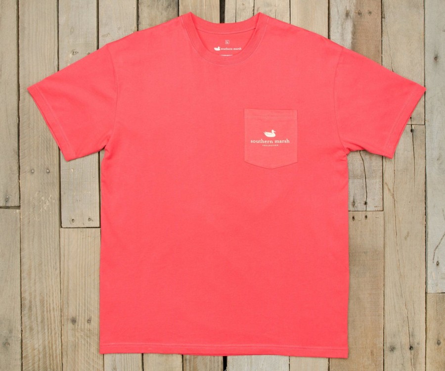 Men'S Southern Marsh Original Ss Tees | Gun Dog Collection Tee | Three Strawberry Fizz