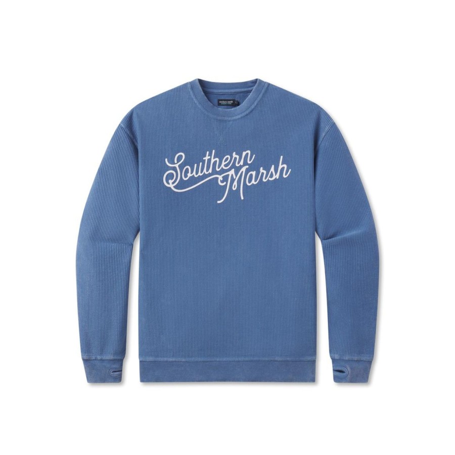 Women'S Southern Marsh Women'S Fit Tops | Sunday Morning Sweater | Washed Corduroy