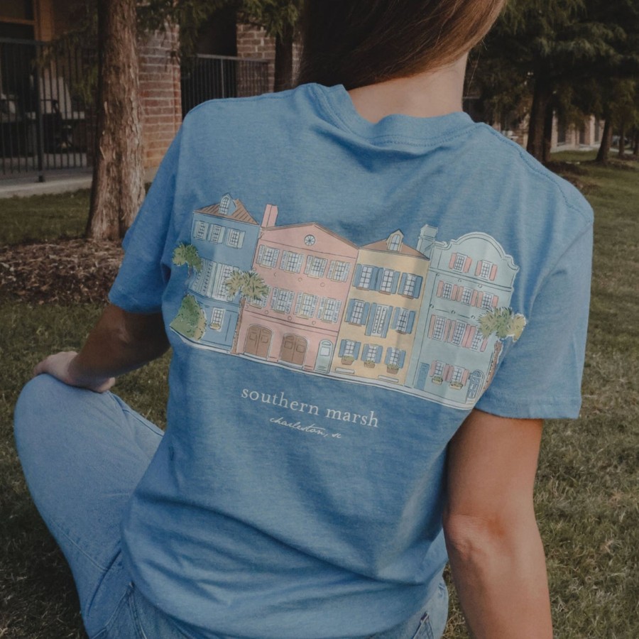 Men'S Southern Marsh Original Ss Tees | Southern Cities Tee - Charleston