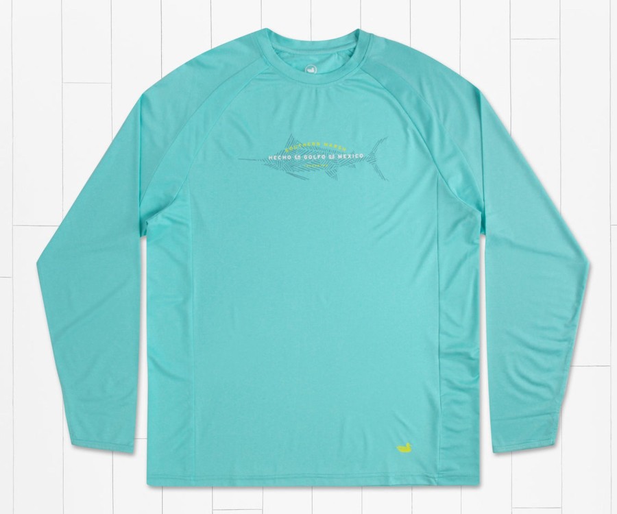 Women'S Southern Marsh Performance Long Sleeve Tees | Fieldtec Riptide Performance Tee - Hecho - Long Sleeve