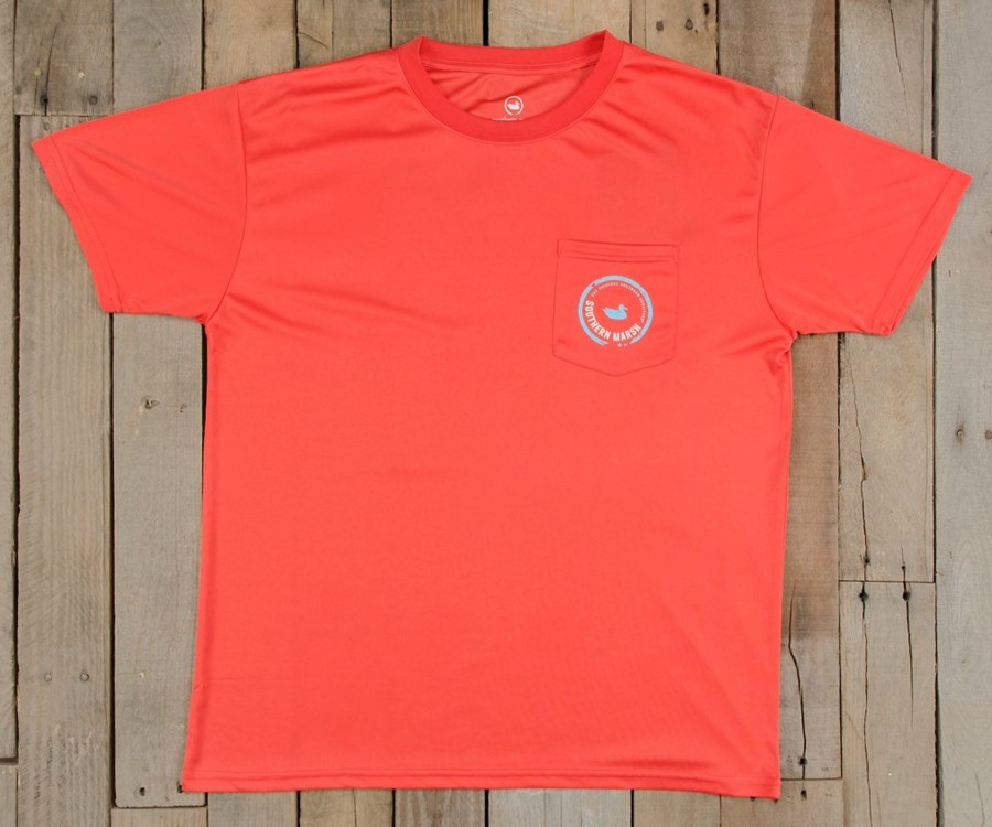 Women'S Southern Marsh Performance Tees | Fieldtec Pocket Tee