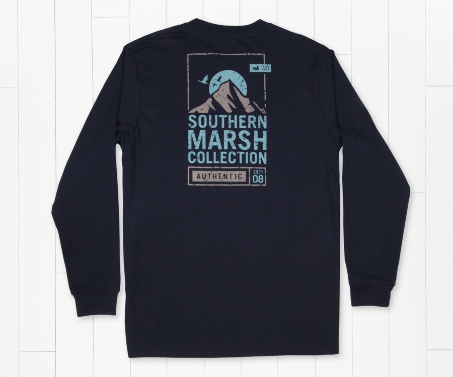 Women'S Southern Marsh Original Long Sleeve Tees | Branding Collection Tee | Summit Poster | Long Sleeve