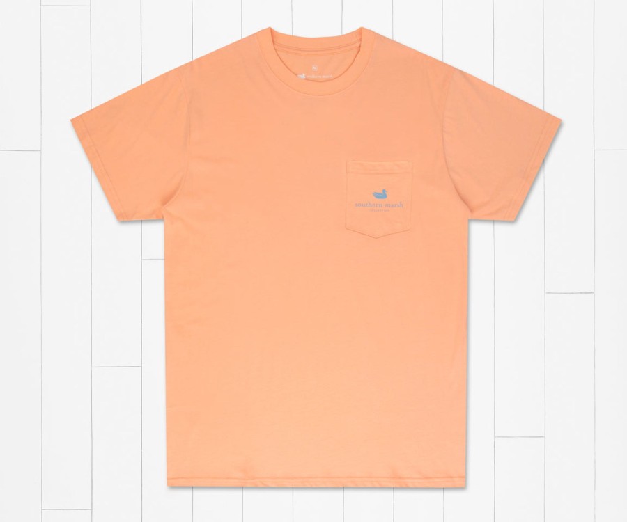 Men'S Southern Marsh Original Ss Tees | Fishing Lines Tee - Brook Trout