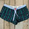 Women'S Southern Marsh Sleepwear | Women'S Lounge Shorts | Chandler Tartan Blue And Green