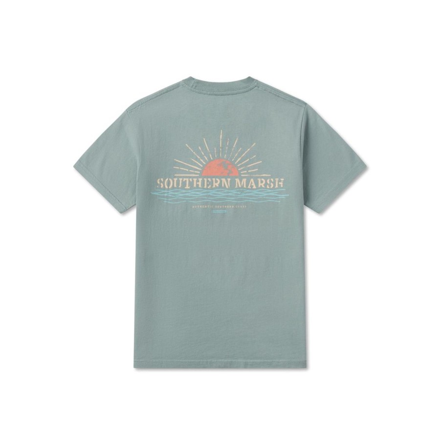 Youth Southern Marsh Original Tees | Youth Branding Collection Tee | Sunset