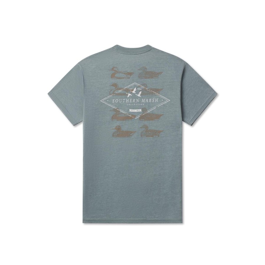 Men'S Southern Marsh Seawash Tees | Seawash Tee - Decoy Stamp