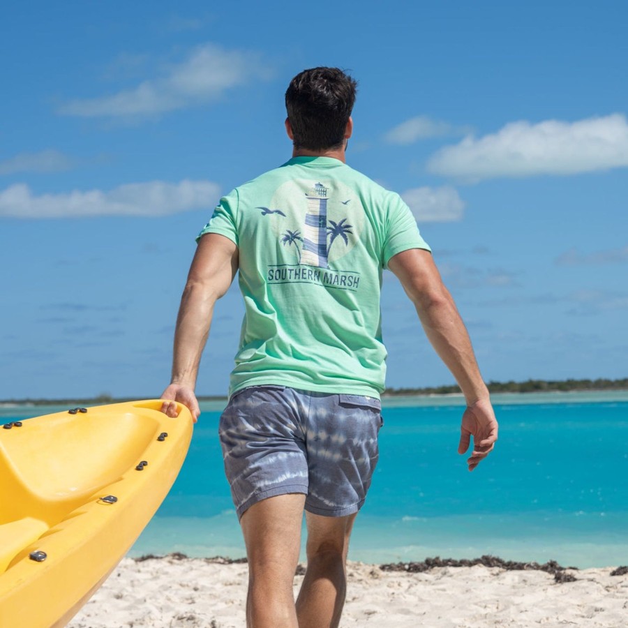 Men'S Southern Marsh Seawash Tees | Seawash Tee - Tropical Tides