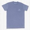 Women'S Southern Marsh Seawash Tees | Seawash Tee | Duck Trio Seawash Washed Blue