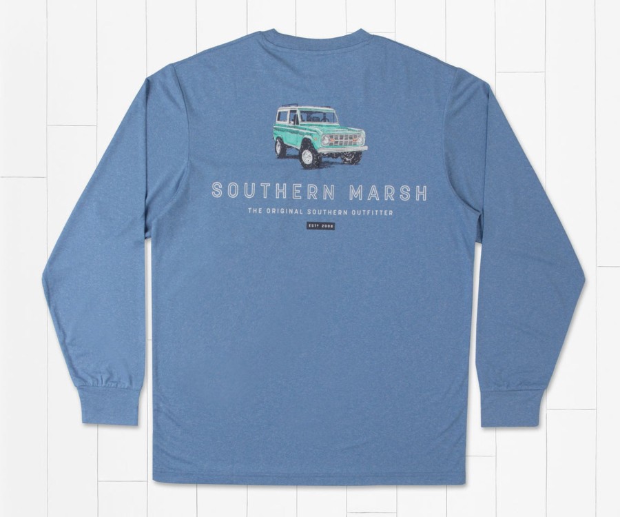 Women'S Southern Marsh Performance Long Sleeve Tees | Fieldtec Featherlight Tee - Offroad Rodeo - Long Sleeve