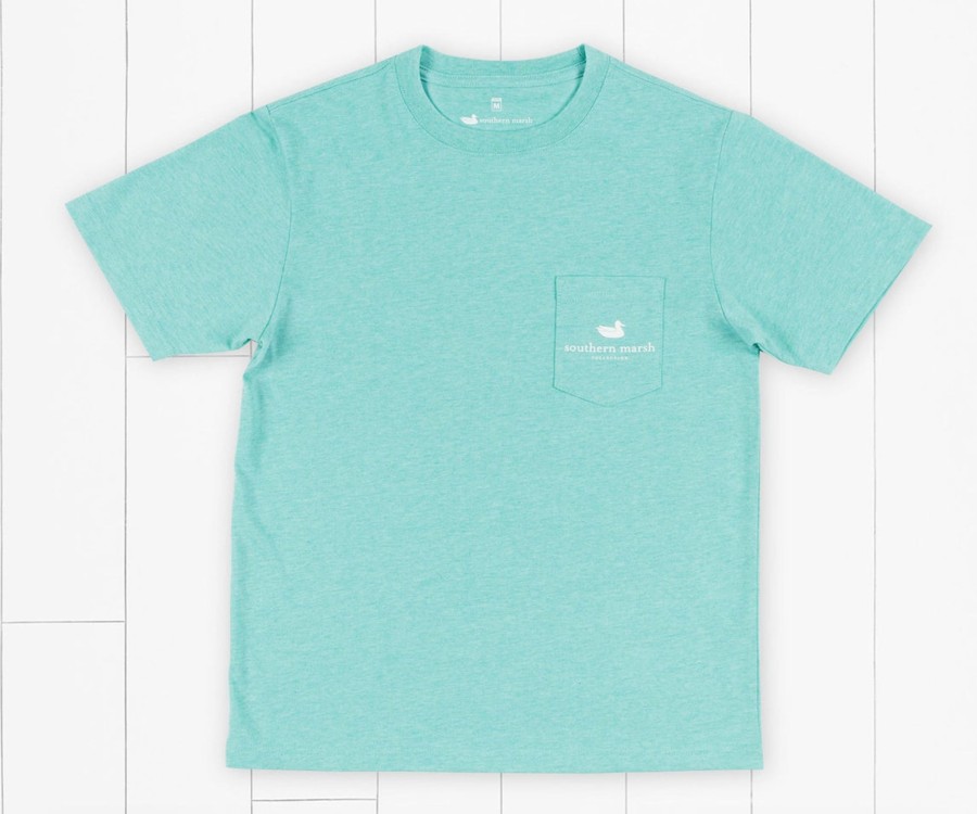 Youth Southern Marsh Original Tees | Youth Relax & Explore Tee | Trail