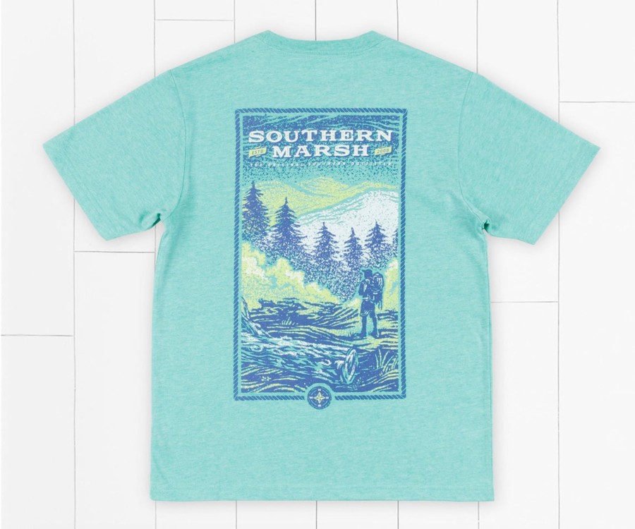 Youth Southern Marsh Original Tees | Youth Relax & Explore Tee | Trail