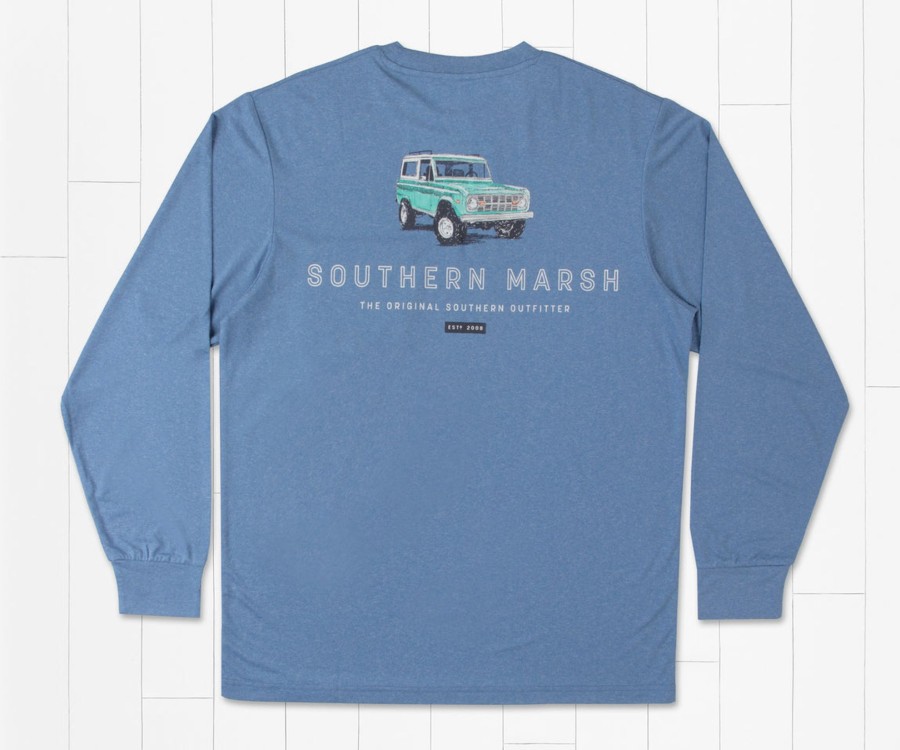 Men'S Southern Marsh Fishing Shirts | Fieldtec Featherlight Tee - Offroad Rodeo - Long Sleeve