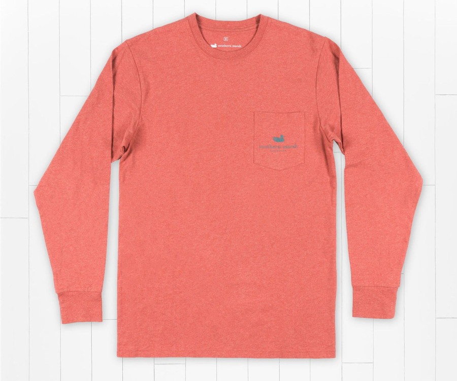 Women'S Southern Marsh Original Long Sleeve Tees | Conifer Christmas Tee | Long Sleeve