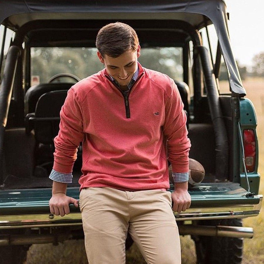 Men'S Southern Marsh Pullovers And Sweaters | Cotton 1/4 Zip Pullover | Downpourdry