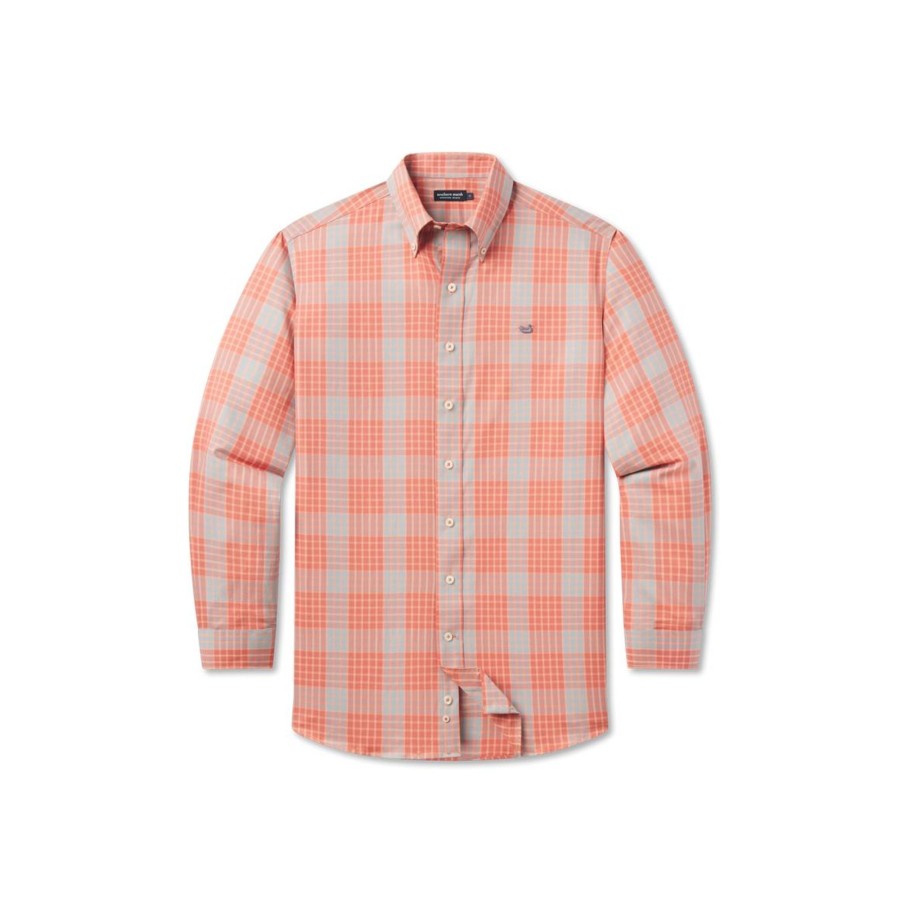 Men'S Southern Marsh Relaxed | Pittman Grid Dress Shirt