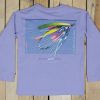 Youth Southern Marsh Original Long Sleeve Tees | Youth Outfitter Series Tee - 2 - Long Sleeve Lilac