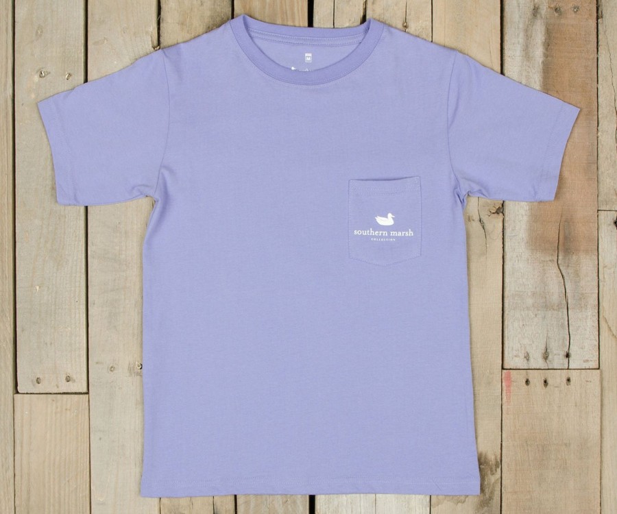 Youth Southern Marsh Original Tees | Youth Water Meter Tee Lilac