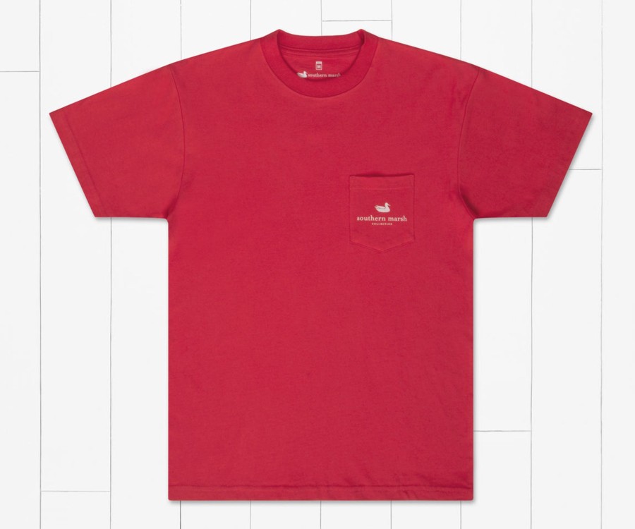 Youth Southern Marsh Original Tees | Youth Southern Cities - Athens Red