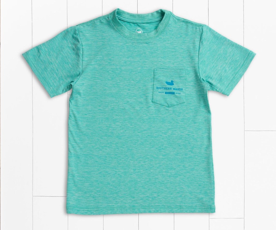 Youth Southern Marsh Performance Tees | Youth Fieldtec Performance Tee | Mahi Mint