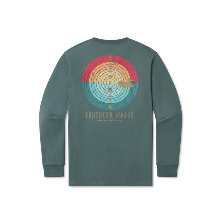 Men'S Southern Marsh Original Ls Tees | Trademark Target Tee | Long Sleeve