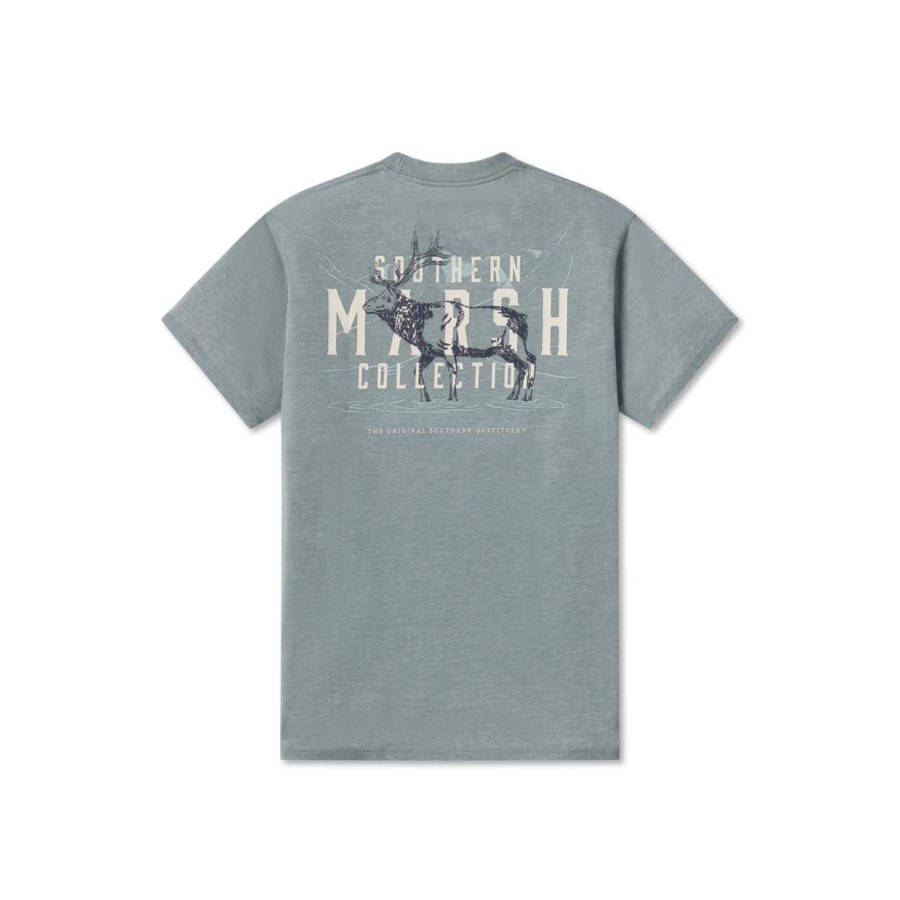 Women'S Southern Marsh Seawash Tees | Seawash Tee | Etched Elk Burnt Sage