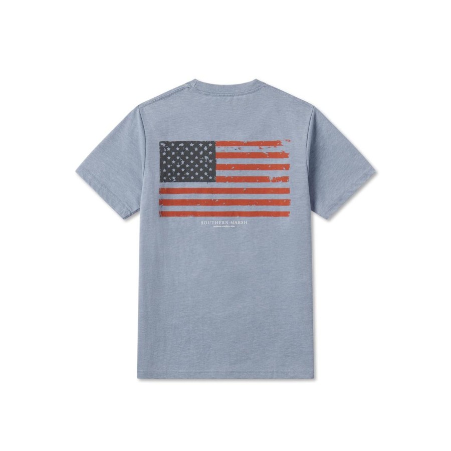 Youth Southern Marsh Seawash Tees | Youth Seawash Tee | Vintage Flag