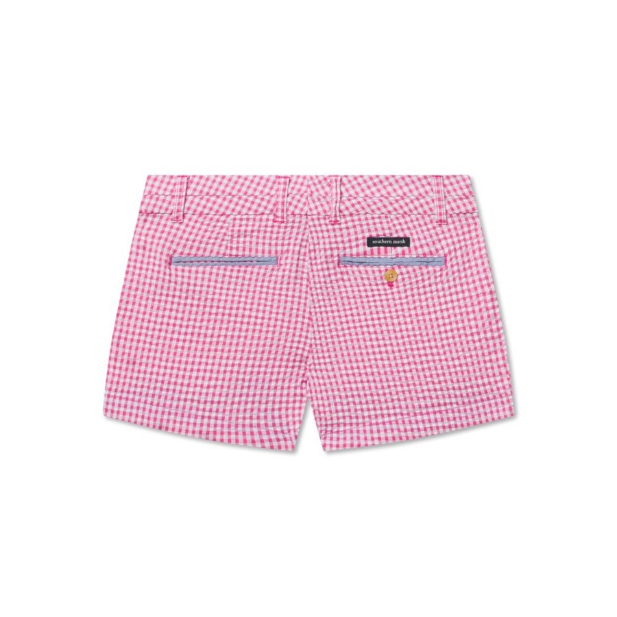 Women'S Southern Marsh Shorts | Brighton Short - Gingham