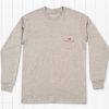 Men'S Southern Marsh Original Ls Tees | Endless Weekend Tee | Long Sleeve Washed Burnt Taupe