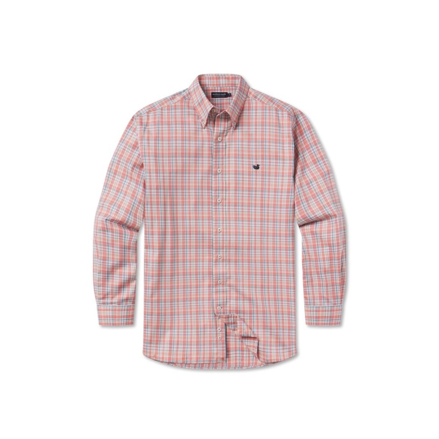 Men'S Southern Marsh Relaxed | Hartsville Plaid Dress Shirt