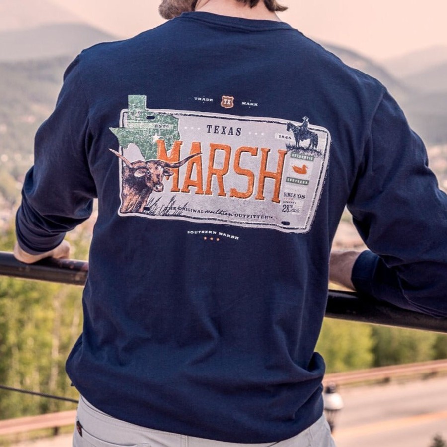 Women'S Southern Marsh Original Long Sleeve Tees | Backroads Collection Tee | Texas | Long Sleeve