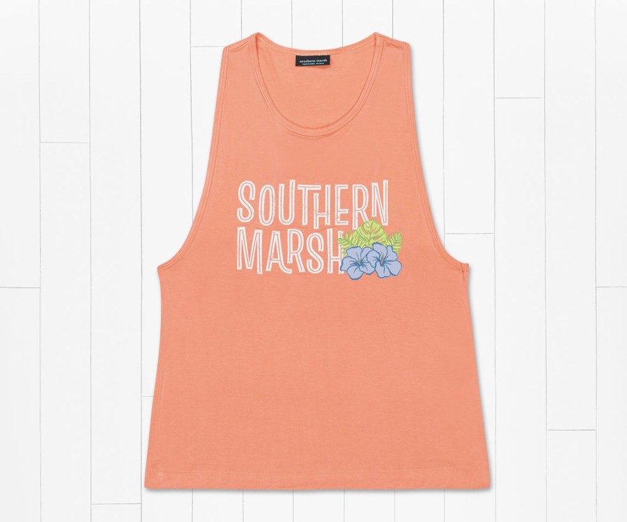 Women'S Southern Marsh Women'S Fit Tops | Marshlux Performance Tank | Aloha