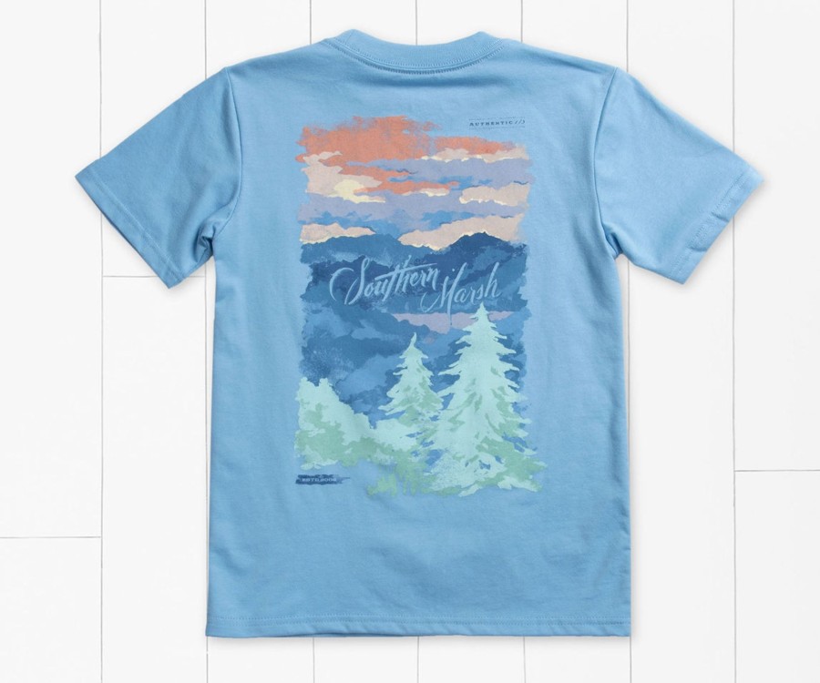 Youth Southern Marsh Original Tees | Youth Southern Horizons Tee | Blue Ridge