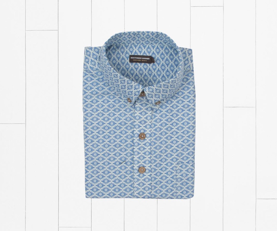 Men'S Southern Marsh Short Sleeve | Blaise Relaxed Shirt - Santa Fe