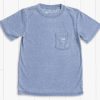 Youth Southern Marsh Seawash Tees | Youth Seawash Branding Tee | Sailfish Washed Blue